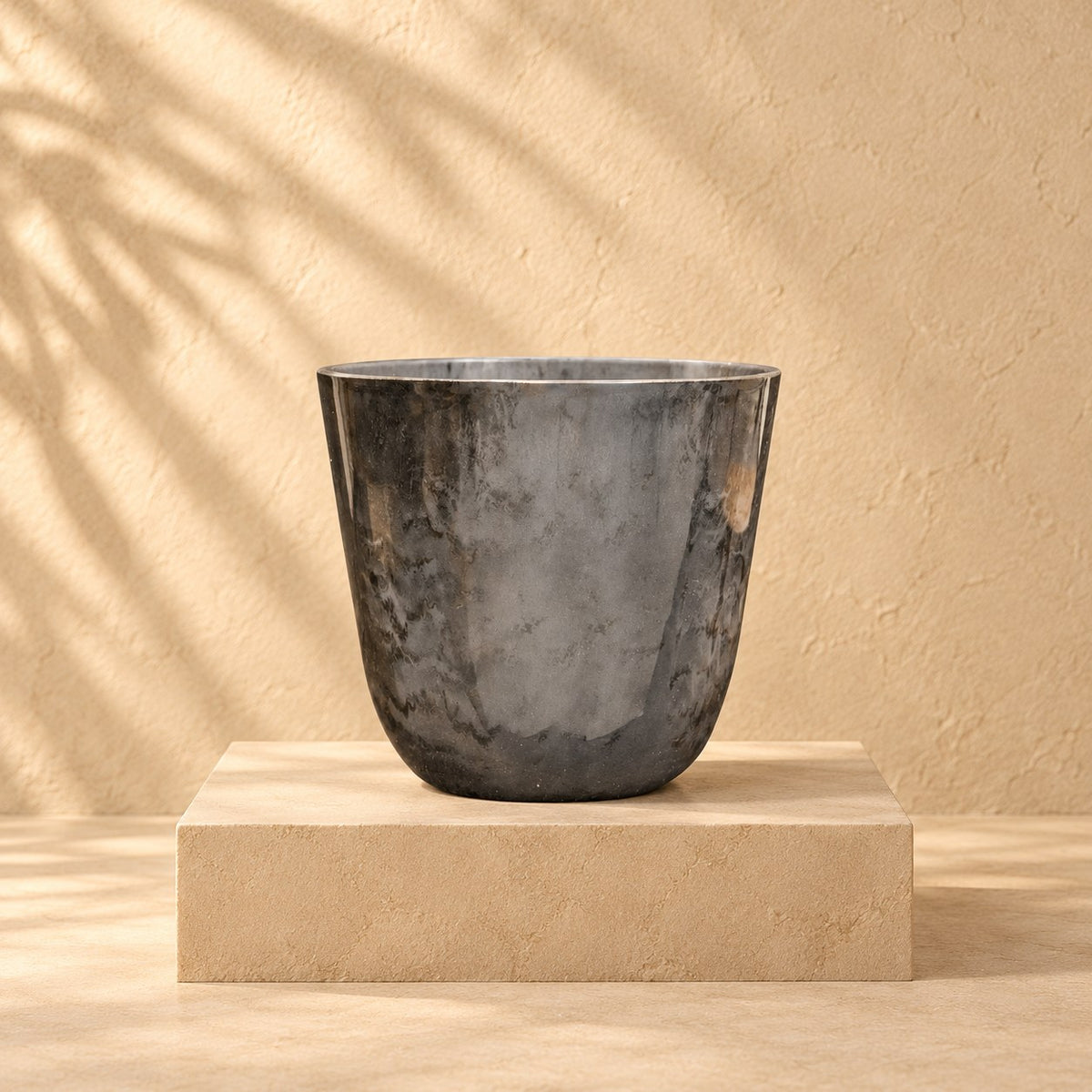 Sierpot Palermo marble grijs Ø30 x H28 cm
