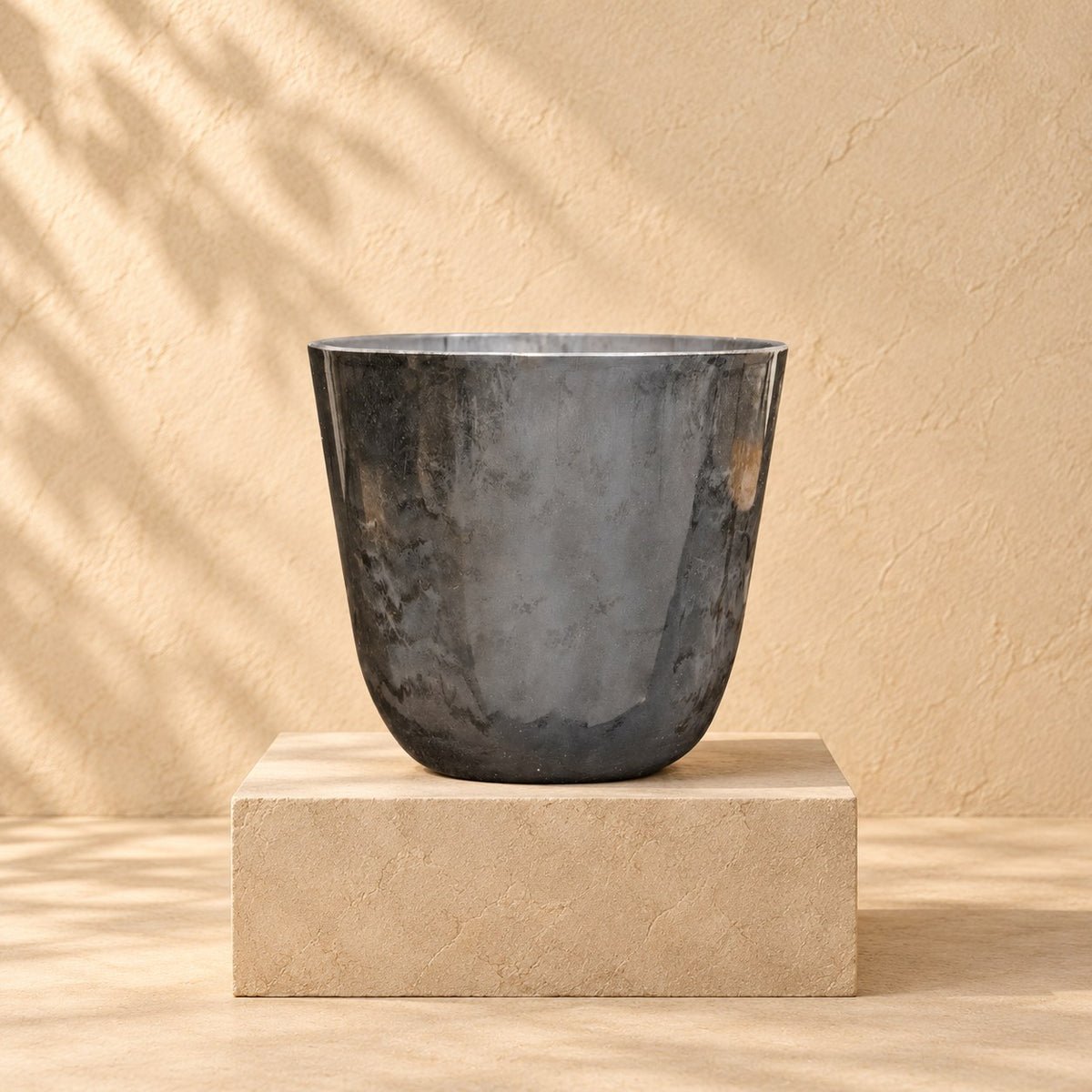 Sierpot Palermo marble grijs Ø40 x H36 cm