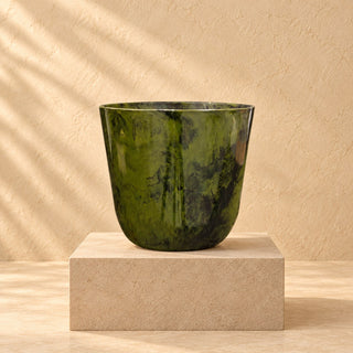 Sierpot Palermo marble groen Ø27 x H25 cm