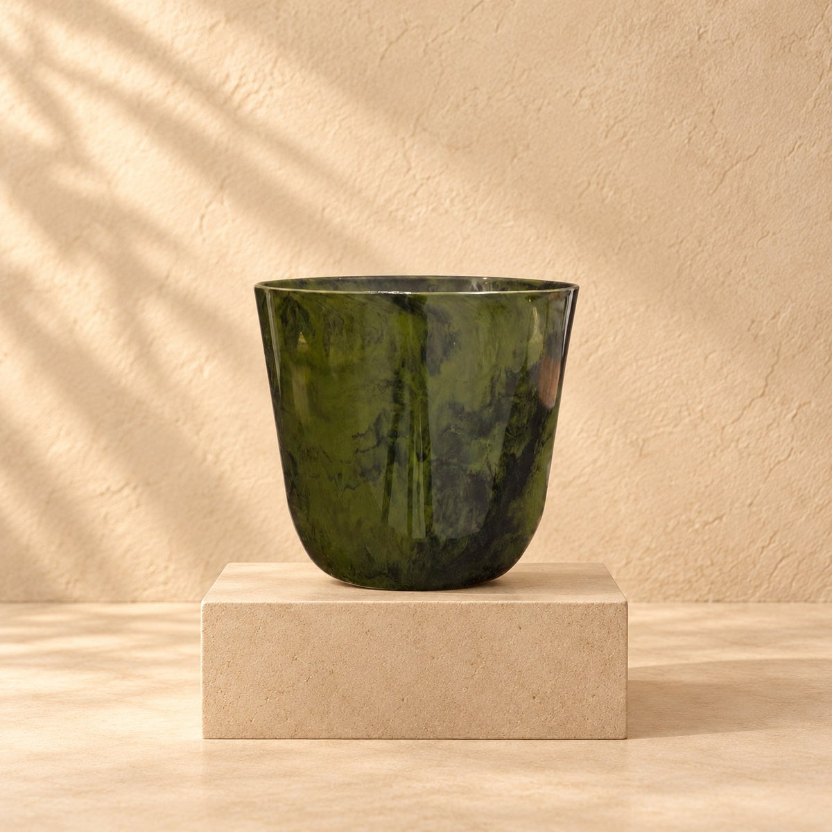 Sierpot Palermo marble groen Ø35 x H32 cm