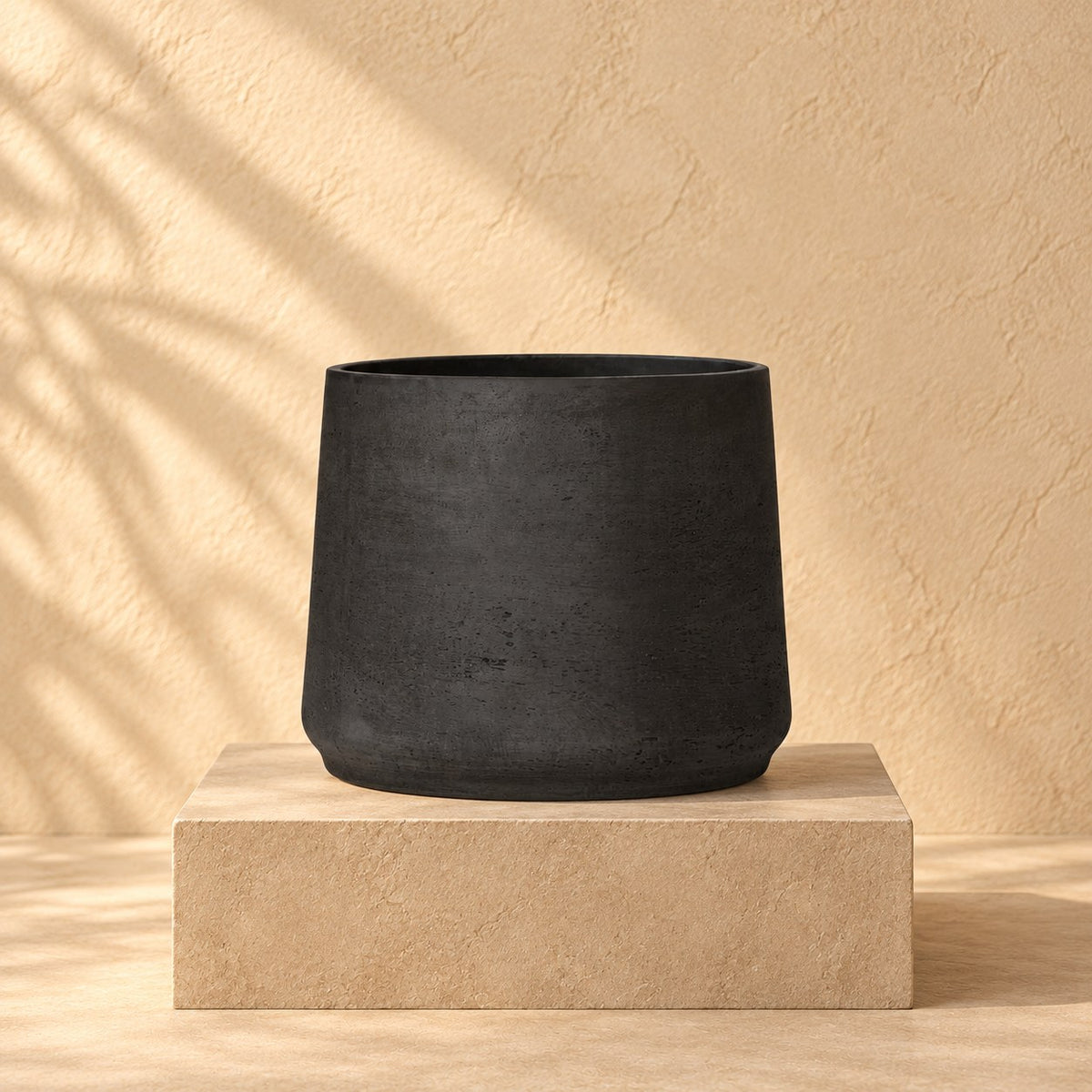 Sierpot Patt Black Washed Ø23 x H19 cm
