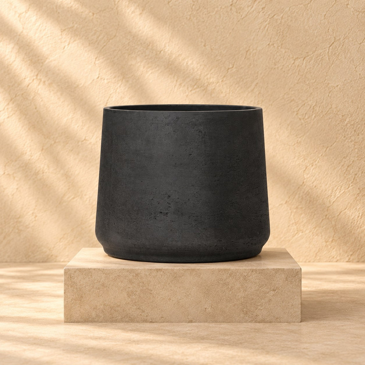 Sierpot Patt Black Washed Ø34 x H28 cm