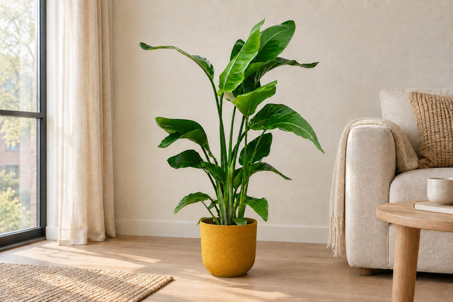 Strelitzia nicolai (witte paradijsvogel) 70 cm hoog, pot ø17 cm