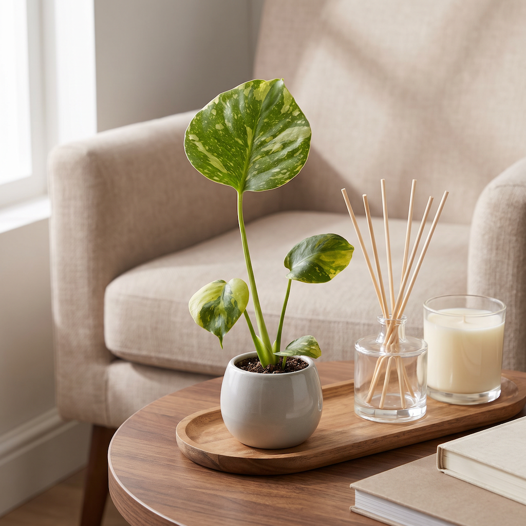 Gatenplant (Monstera deliciosa 'Electro Light')
