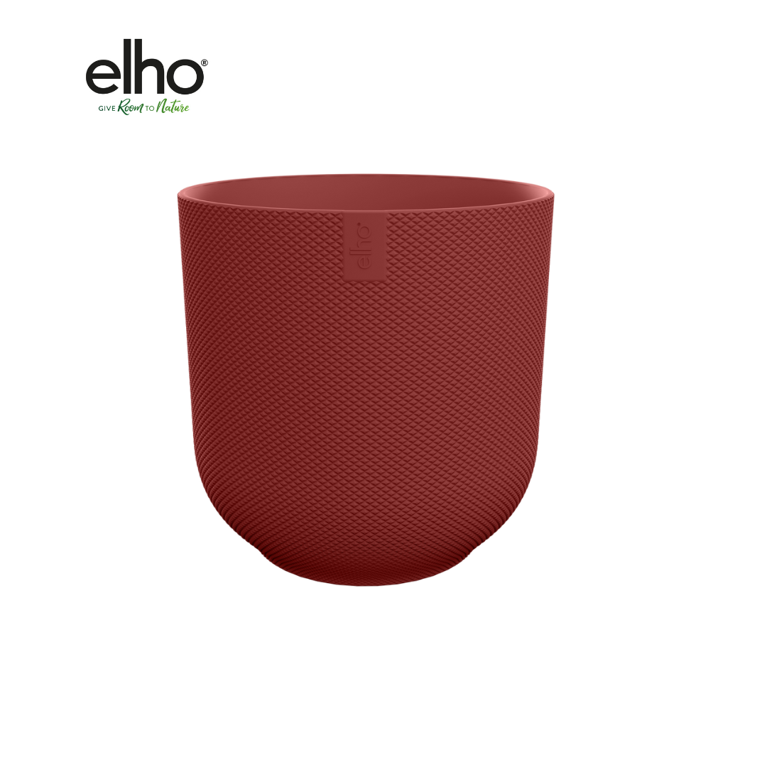 Sierpot Elho Jazz Round tuscan red Ø23 x H21 cm