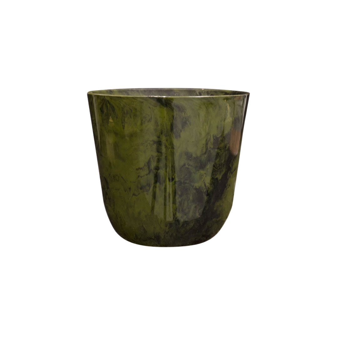 Sierpot Palermo marble groen Ø35 x H32 cm