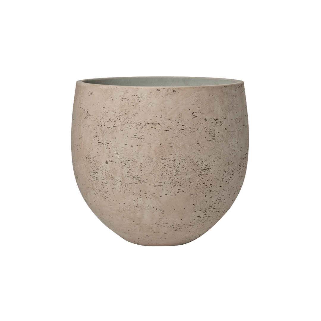 Decorative pot Orb Grey Washed Ø39 x H35 cm