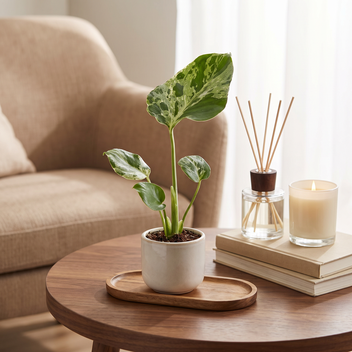 Monstera 18 cm høj, potte ø6 cm