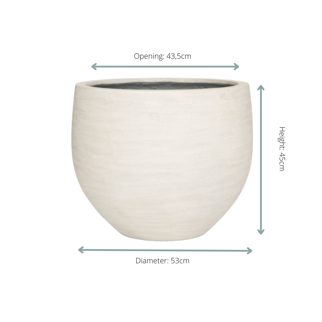 Sierpot Orb Ivory Washed Ø53 x H45 cm