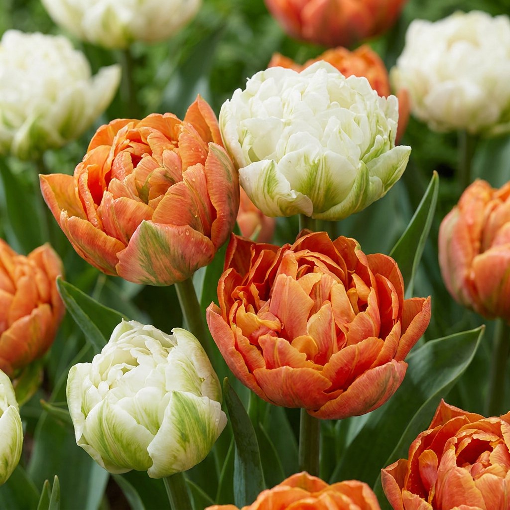 Tulip bulbs Candle Light in flower