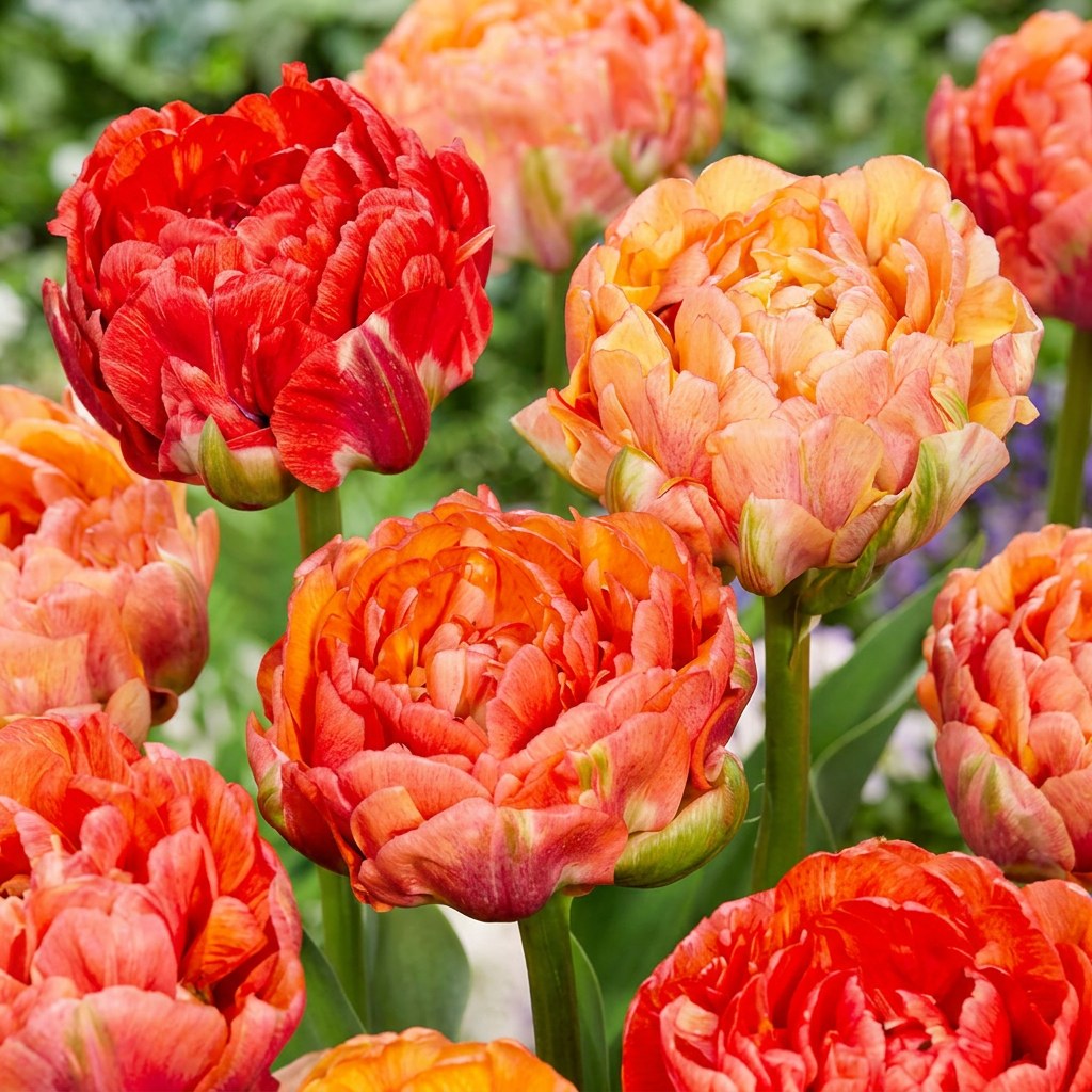 Tulpen Gudoshnik Double in bloei