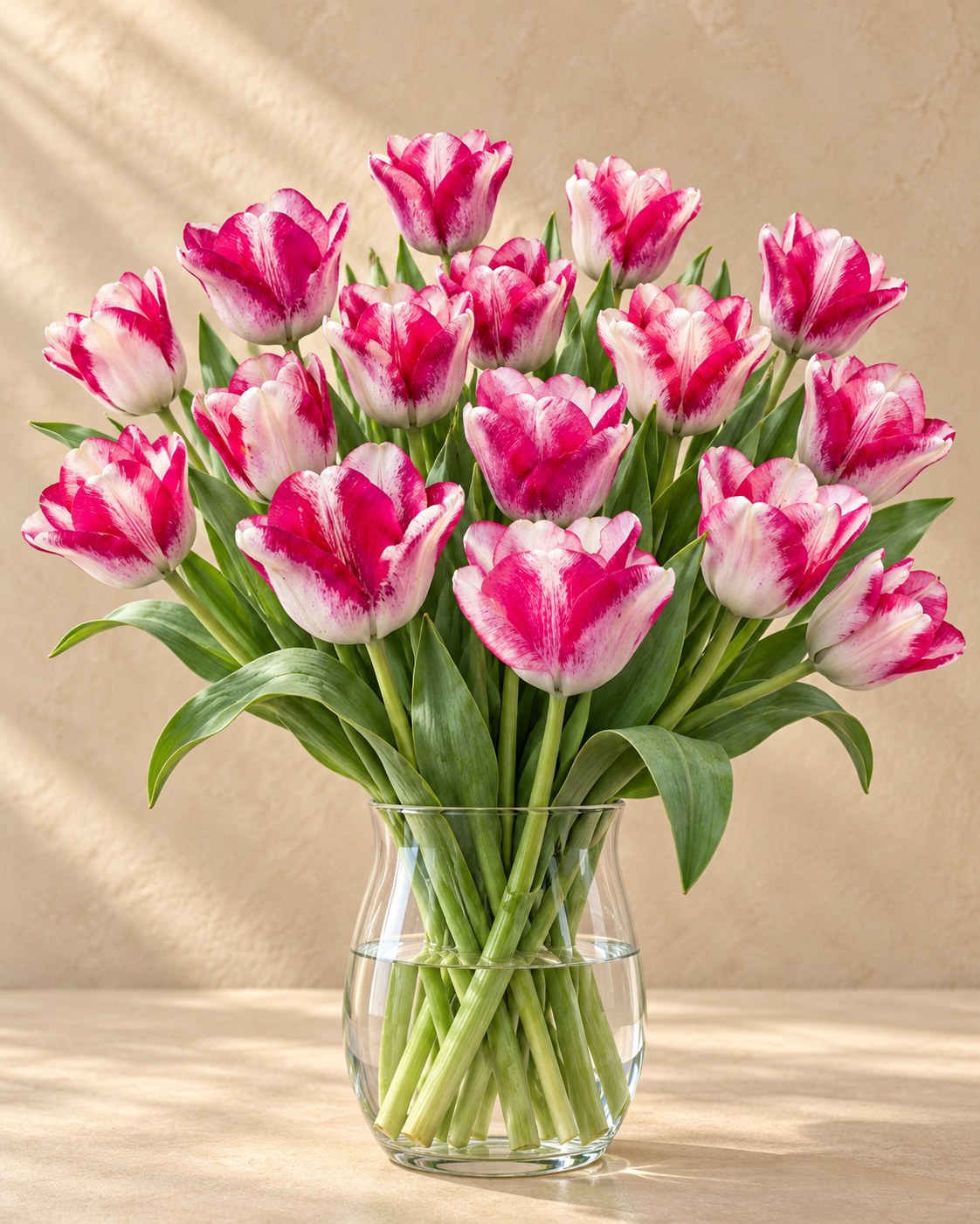 Tulip Bulbs Mata Hari in flower in a vase