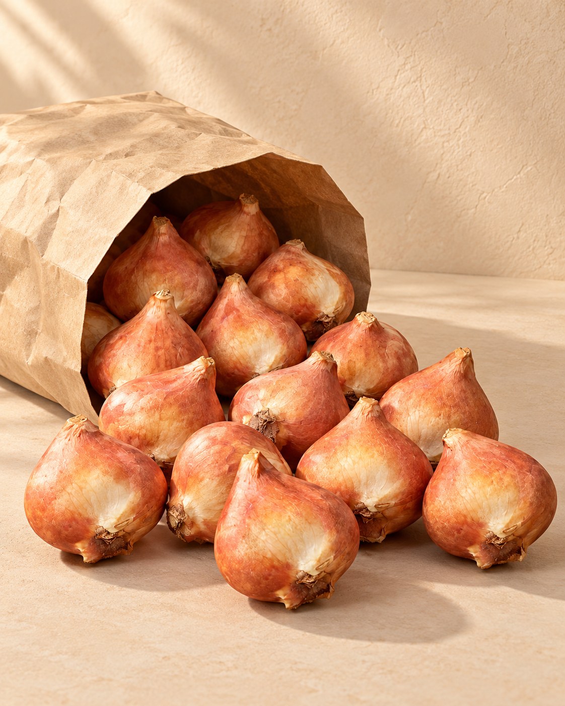 Bollen van tulpen triumph purple