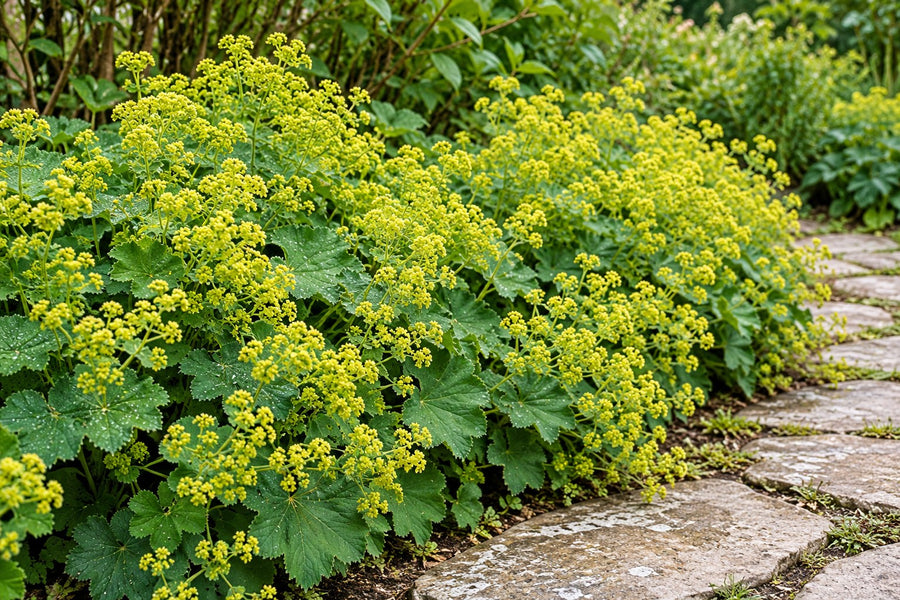 Lady's mantle (Alchemilla mollis)